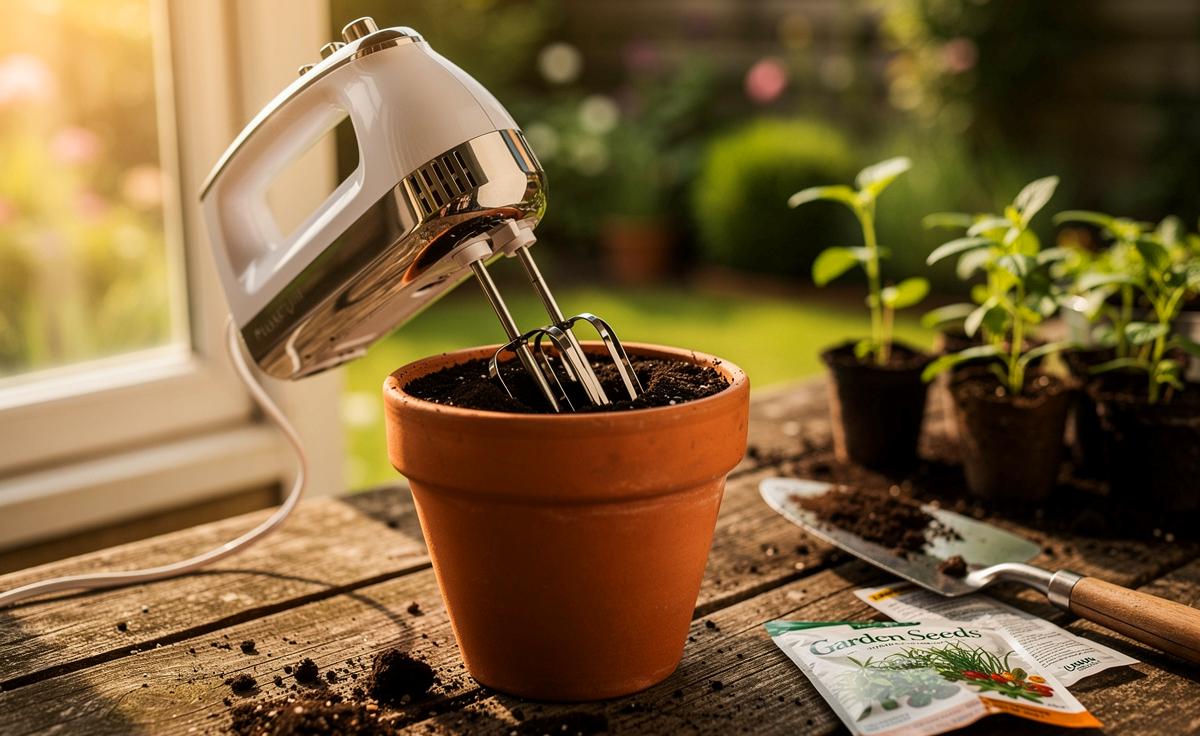 Das seltsame Haushaltsgerät, das Leute für Gartenarbeit verwenden, ein Landschaftsgärtner erklärt