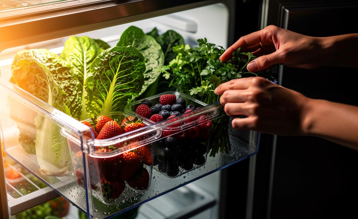 Dieser alte Trick mit der Gemüseschublade revolutioniert plötzlich Kühlschränke, ein Home-Organizer schwört darauf