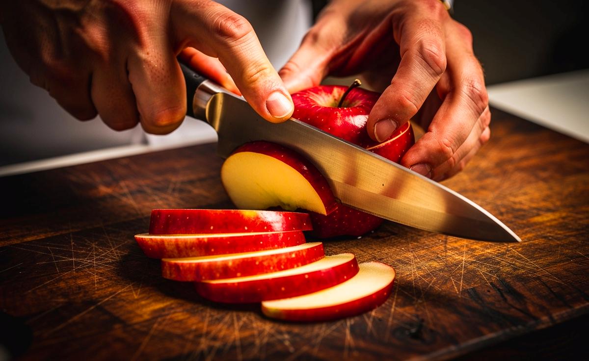 Ein altes Apfel-Schneide-Geheimnis, das plötzlich weltweit begeistert, Küchenmeister schwören darauf